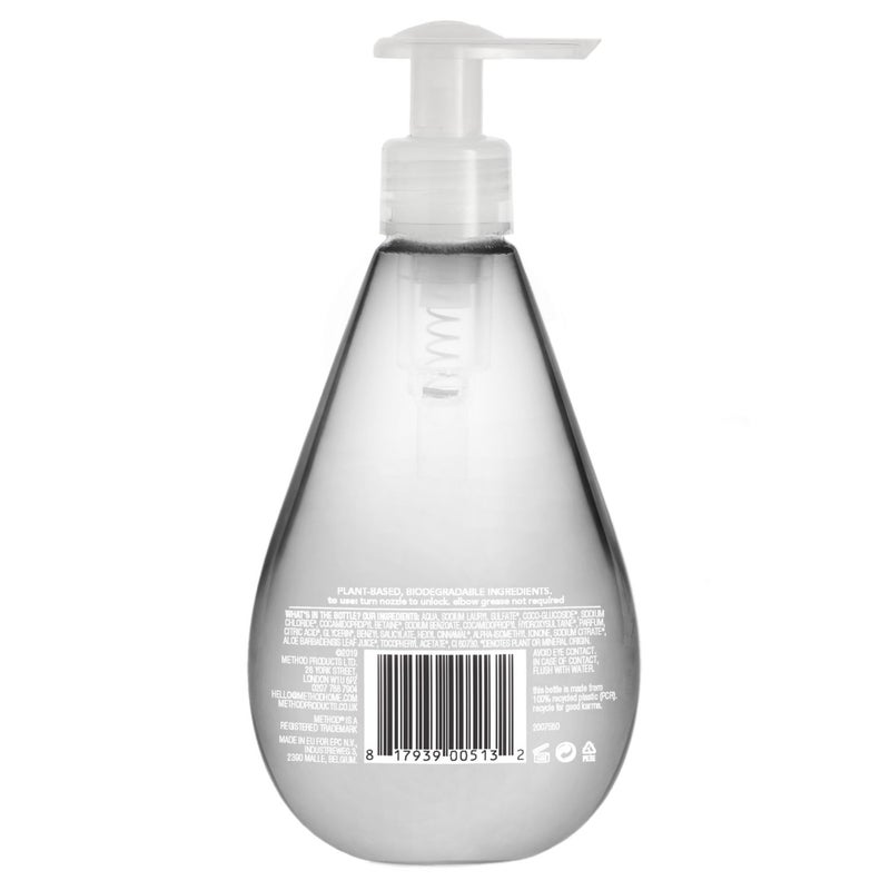 Method Hand Wash Gel Soap, Softens & Cleans Hands, Moisturizing Formula, Sweet Water Citrus & Jasmine Scent - 354 ml - Image 2